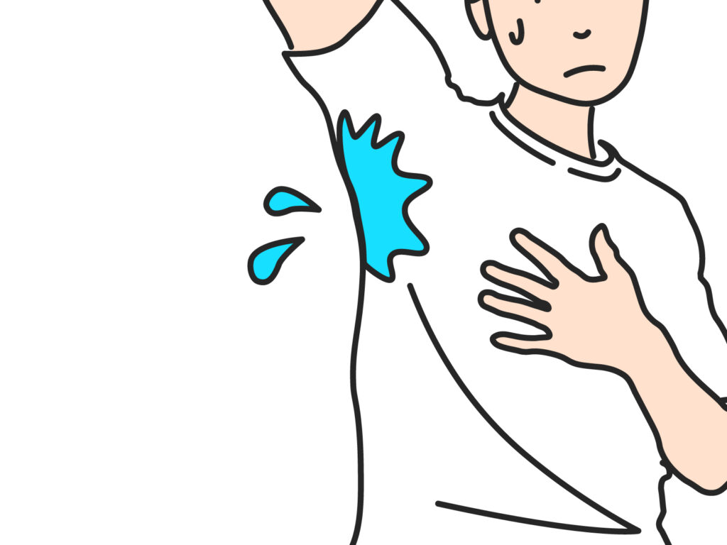 顔汗・首汗・頭汗に悩む方へ。とっさの時にさっと使える薬用制汗スプレー